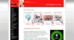 Desktop Screenshot of dtpstudio.cz
